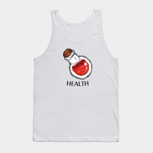 Health Potion Gamer Print Tank Top